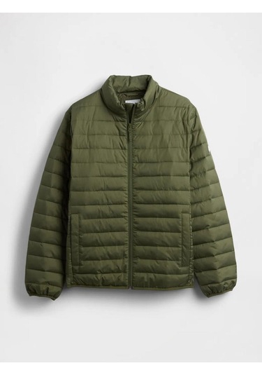Gap 790583002 V-frch Logo Ltwt Puffer Jkt Erkek Mont Haki