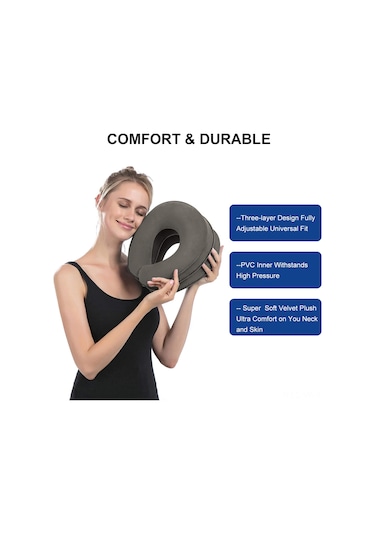 Vkemall Gri 3 Katlı Hava Şişirilebilir Boyun Traksiyonu - Evde Kullanıma Uygun El Tutulu Masaj Aleti, Boyun Ağrısı Ve Egzersiz İçin Kahverengi Vkemall Gri 3 Katlı Hava Şişirilebilir Boyun Traksiyonu - Evde Kullanıma Uygun El Tutulu Masaj Aleti, Boyun Ağrısı Ve Egzersiz İçin Kahverengi