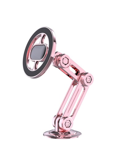 Tenfowee 2024 Yeni Manyetik Araç Telefon Tutucu: 360 Dönebilir, Katlanabilir, Gül Altını Renk, Her Araç İçin Uygun Diğer