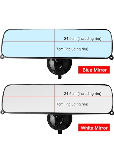 Besthome1 Geniş Görüş Alanlı Anti-parlak Mavi Dikiz Aynası - Czc-251 Blue, Yüksek Kaliteli Ve Görsel Konforlu