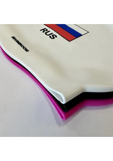 Swimroom Rus Flag Silikon Yüzme Bonecuğu 164860503 Beyaz