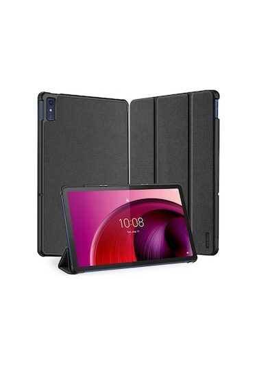 Dux Ducis Lenovo Uyumlu Tab M10 10.6 Domo Series Premium Deri Kılıf