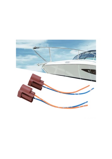 Suofeng 2 Adet 9006-3 Tipi Abs Araç Far Soketi, Isı Ve Korozyona Dayanıklı, Led Bağlantı İçin Pratik Ve Dayanıklı Telleme Harnessi