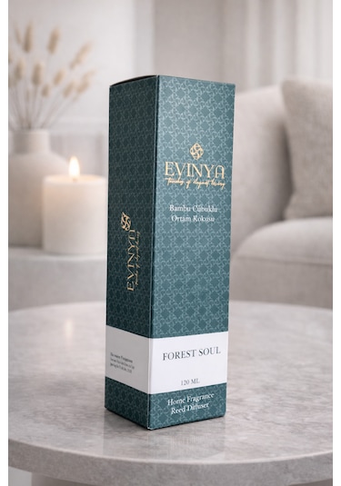 Forest Soul Bambu Çubuklu Oda Kokusu 120 Ml Doğal & Ferah Reed Diffuser Elma
