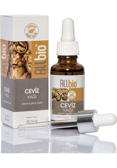 Allbio Ceviz Yağı 30 ML