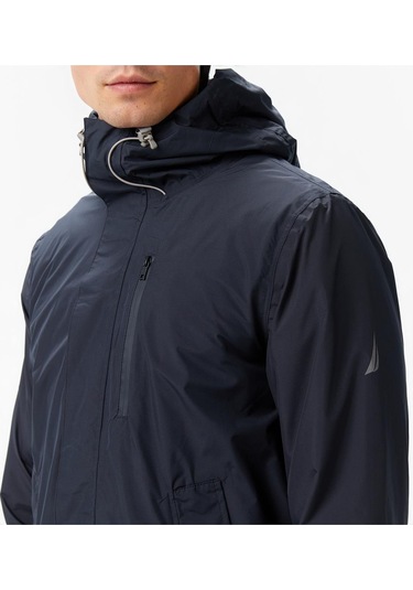 Erkek Siyah Regular Fit Rain Breaker Yağmurluk-11477 0tb-siyah