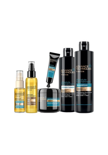 Avon Advance Techniques Argan Yağı İçeren Besleyici Saç Bakım Seti