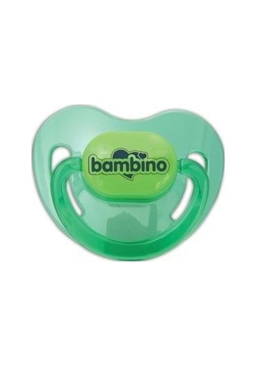 Bambino Silikon Damaklı Emzik 6 - 18 Ay No:2 Yeşil