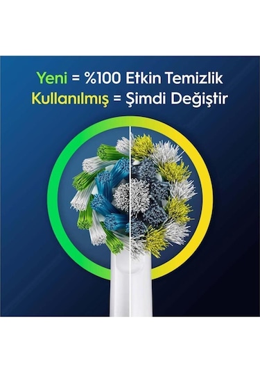 Oral-B Pro Cross Action X-Filament Diş Fırçası Başlığı 2'li