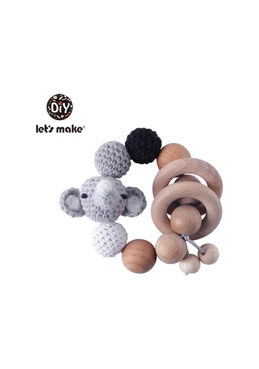 Yapalım 1 Adet Karikatür Diş Kaşıyıcı Boncuk Emzik Tutucu Meme Uçları İçin Kişiselleştirilmiş Fil Hayvan Diş Çıkarma Boncuk Çocuklar İçin Şeffaf