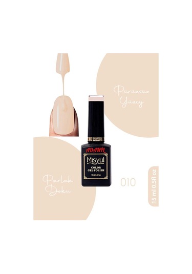 Adanil 15 ML Misyul Profesyonel Kalıcı Oje Şampanya No:010