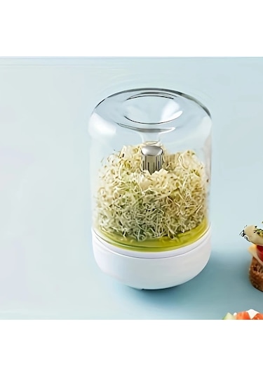 Elmpaly Beyaz Kolay Filizlenme Seti - Havalandırmalı Sağlıklı Filiz Makinesi