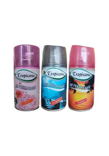Air Freshener Oda Kokusu Rose Anti Tobacco Tropical 3 x 260 ml