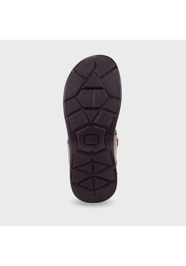 Forelli Bruce Oropedik Cırtlı Nubuk Deri Erkek Sandalet Kum