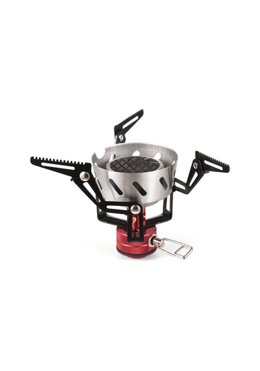 Skycity Yüksek Rakımda Kullanım İçin 3200w Hızlı Isıtıcı, Rüzgar Dayanıklı Ve Hafif Entegre Butan Ocağı - Outdoor Aktivitelere İdeal Siyah