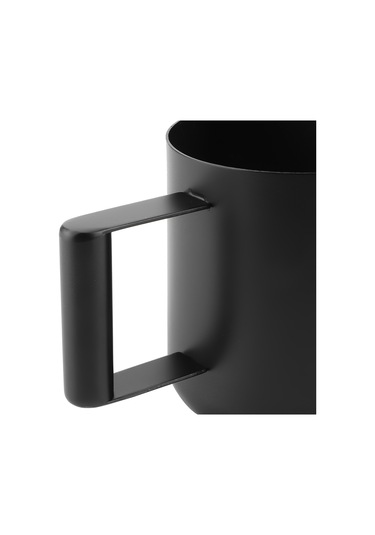 Tenfowee 300ml Siyah Paslanmaz Çelik Sulama Kavanozu - Uzun Çıkan Ağızlı, Ergonomik Kollü, Ev Ve Bahçe Bitkileri İçin Dayanıklı Sulama Aleti