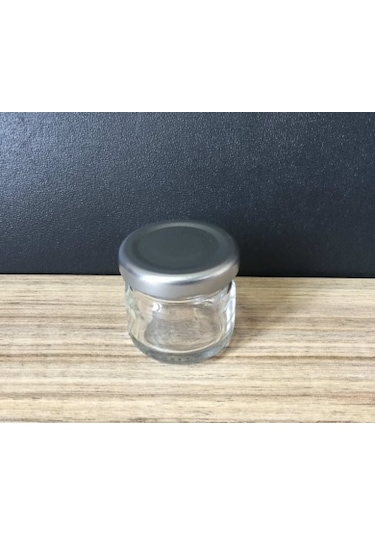 29 Cc Cam Kavanoz - 10 Adet - Gümüş Kapak. Mutfak.