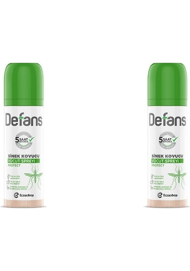 Defans Protect Sinek Kovucu Vücut Spreyi 100 Ml 2 Adet