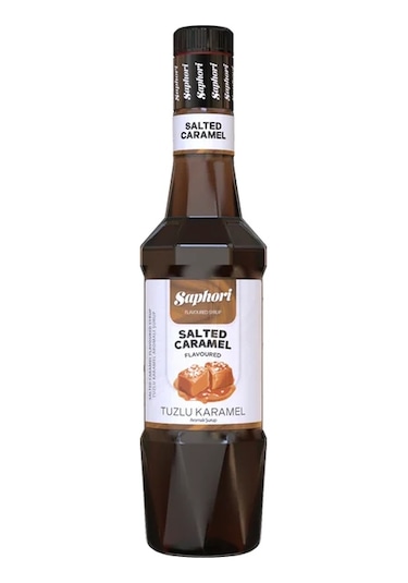Saphori Tuzlu Karamel Aromalı Kokteyl Şurubu Tuzlu Karamel Şurubu 700 Ml