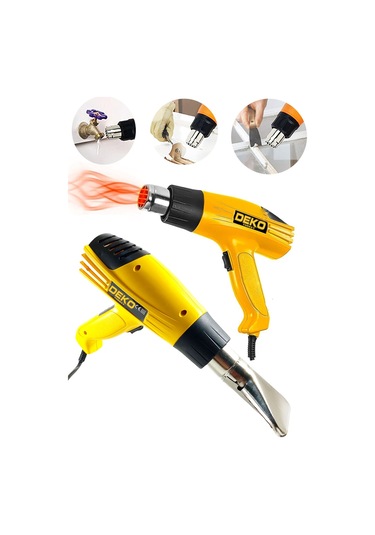 Deko 3700 W Çift Kademeli 900 C° Sıcak Hava Üfleme Tabancası