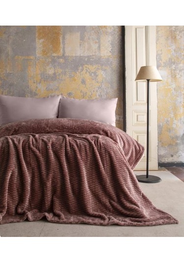 Ap Jakarlı Tek Kişilik Pembe Trusty Battaniye 160 220 Pembe