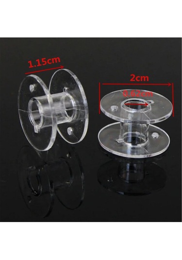 1 Takım/grup Şeffaf Plastik 25 Bobin Dikiş Makinesi Makaraları İplik Saklama 1