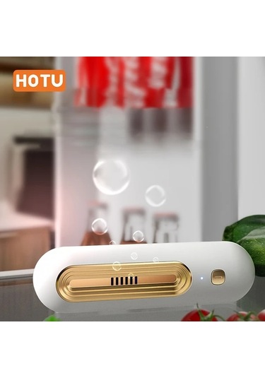 Elmpaly Hotu Mutfak Buzdolabı Koku Giderici Usb Şarj Altın Taşınabilir Hava Temizleyici