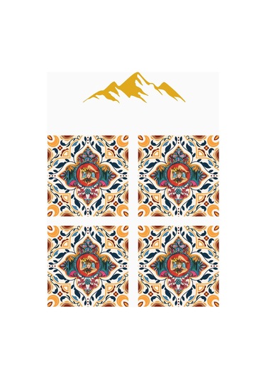 Dijital Baskılı Yumuşak Dokulu 4 Lü Kırlent Kılıfı Takımı 43x43 Cm Krl0070 Renkli