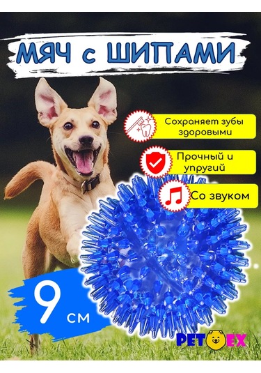 Pet-ex 9 Cm Dikenli Köpek Topu 193079120