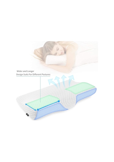 Visco Planet Ortopedik Yastık Visco Yastık Boyun Yastığı