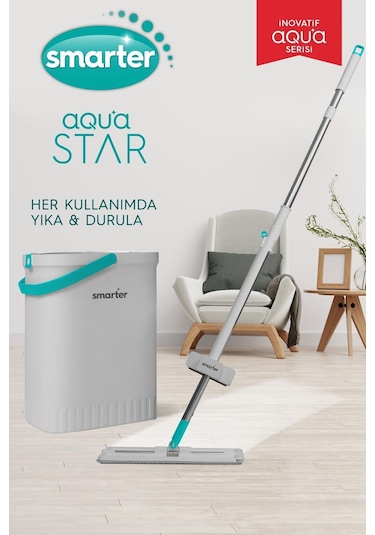 Smarter Aqua Star Temizlik Seti + Yedek Tablet Mop Paspas