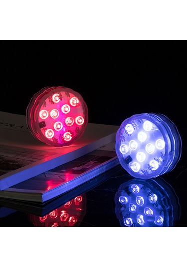 Qingmipy Su Dalış Işığı - 16 Renk Değiştiren, Uzaktan Kumandalı, Su Geçirmez Havuz Ve Akvaryum Aydınlatma Beyaz