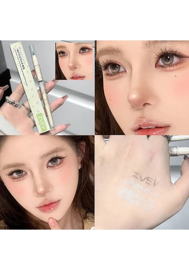 Çift Başlı Yalan İpekböceği Kalem Sedefli Mat Fosforlu Kalem Parlatıcı 03 C01