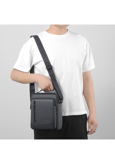 Wondernest Weıxıer D238 Erkekler Rahat Omuz Messenger Çanta Büyük Kapasiteli Çanta, Yeni Tasarım Altın