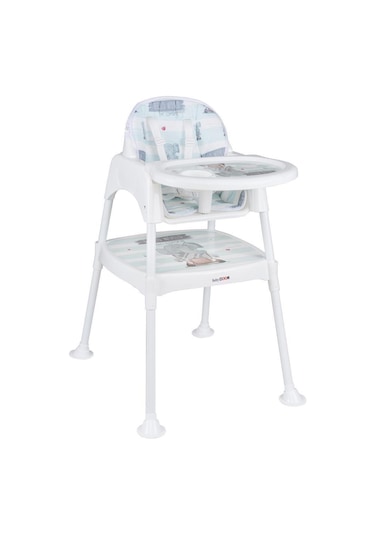 Babydoor 3ın1 Filli Çalışma Masalı Pedli Mama Sandalyesi