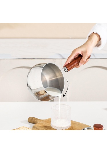 Homyl Paslanmaz Çelik Süt Tencereleri Kolay Temizlenen Kapaklı