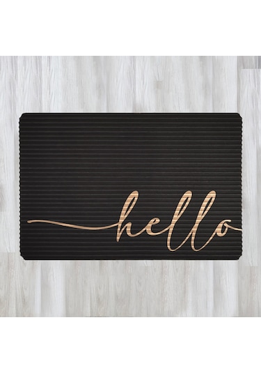 Evaşk Kapı Önü Paspası Vinil Kaymaz Tabanlı 40 X 60 Uvrub084