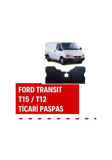 Ford Transit T12 Minibüs Ve Panelvan Kauçuk Rulo Paspas Ön 95-99