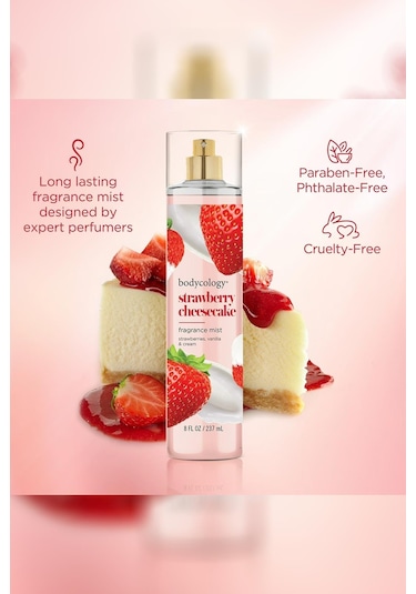 Bodycology Strawberry Cheesecake Vücut Spreyi 237ml
