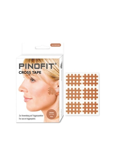 Pinofit Cross Tape Light Beige. Medium 3.5 X 3 Cm