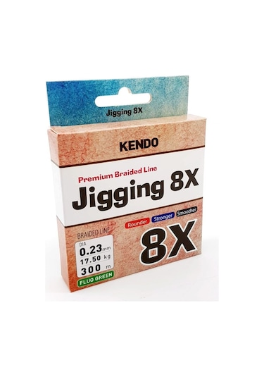 Kendo Jigging 8X Flash 300M Fluo Green Ip Misina (480980661)