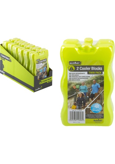 Summit 200 Ml Twin Cooler Blocks Buz Kaseti 2Li Paket Yellow Yellow Çok Renkli