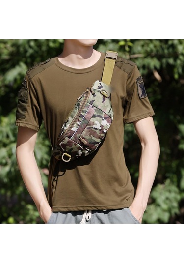 Bel Çantası Erkek Açık Hava Taktik Bel Çantası, Fanny Paketi Spor Bisiklet Paketi Omuz Kemer Çantası, Seyahat Telefon Kılıfı Çantası Erkek İçin 7 Siyah