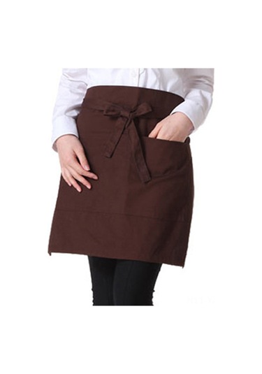 Yaozixa "su Geçirmez 2 Cepli Mutfak Önlüğü - Kadın/erkek İçin Konforlu Ve Pratik" Kahve