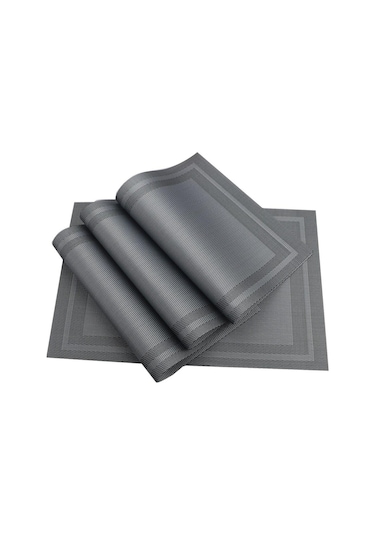 Kahverengi Tablemat 6 Adet Pvc Mutfak Yemek Placemats Masa Yemeği Mat Coaster Su Geçirmez Masa Pedi Bireysel Danteller Fincan Paspaslar Kahverengi