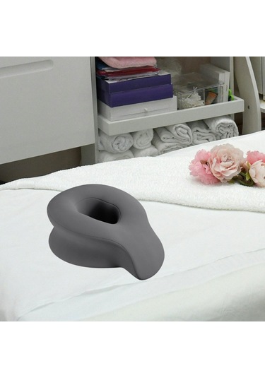 Suntek Yüz Beşik Yastığı Dinlenme Rahatla Yüzük Koyu-gri Koyu Gri