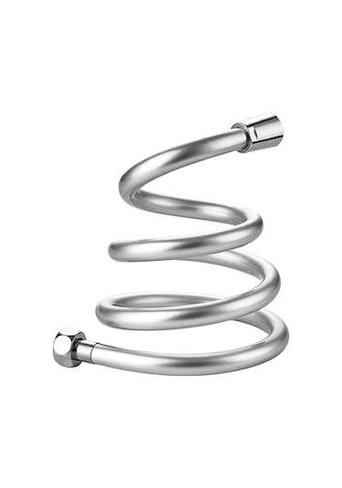 Kosona 1.5m Gümüş Renkli Pvc Bakır Çekirdekli Tersine Çevrilmeyen Duş Hortumu G1/2 Standart Bağlantı Diğer