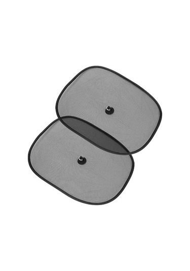 Zhltools Vantuzlu Ayakla Cama Yapışan Yan Cam Güneşlik 2 Adet 44x36cm