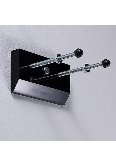 Mufunye Siyah Akrilik Skateboard Duvarlı Sergi Rakamı - Lüks Model, 13x9x1cm, 70g Siyah