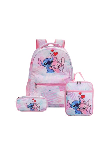 Dikiş İlköğretim Okul Çantası Çocuk Karikatür Sırt Çantası Sırt Çantası Erkek Kız Anime Kawaii Karikatür Okul Çantası Mochila Koyu Gri